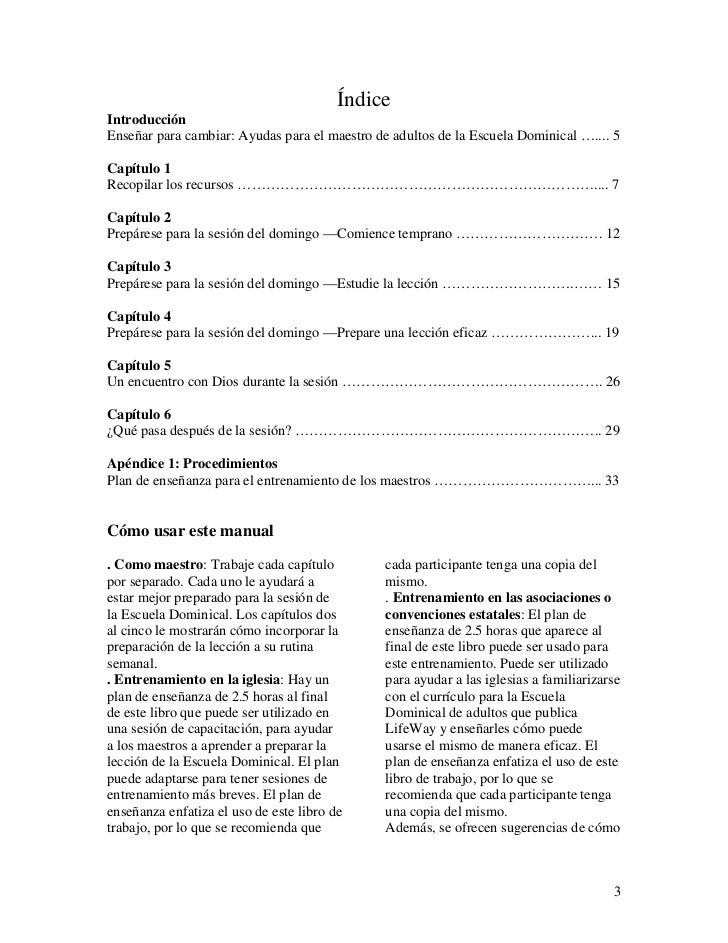 manual escuela dominical