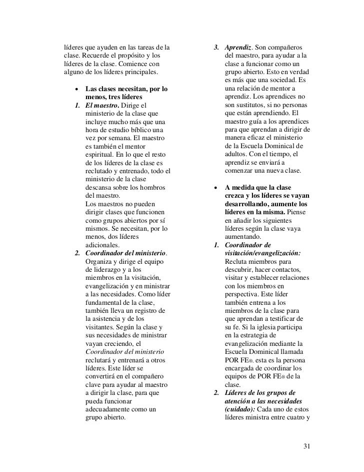 manual escuela dominical