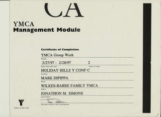 Ymca Management Module Group Work0001