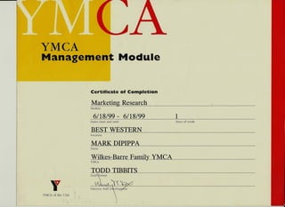 Ymca Management Module Marketing Research0001