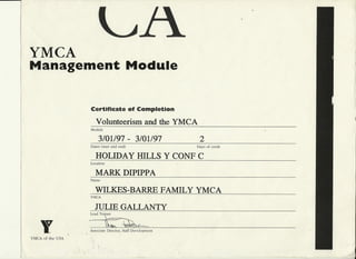 Ymca Management Module Volunteerism And The Ymca0001