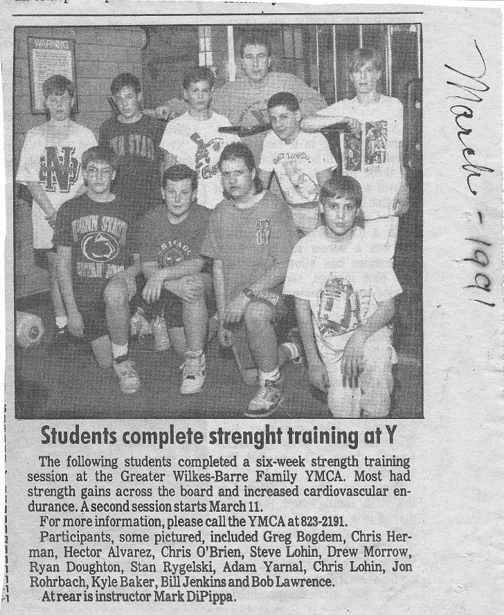 Ymca Teen Strength Training Class 19910001