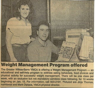Ymca Weight Management Part I Press Release0001