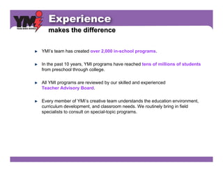 YMI Marketing Deck 