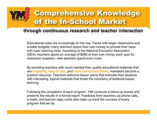 YMI Marketing Deck 