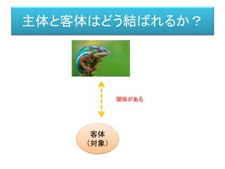 どのように知能と身体は結びつて
いるのか？
 