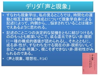 過去の自己/現在の自分/未来の自分
St=k-1
St=k
St=k+1
ロゴス（記号）
ロゴス（記号）
ロゴス（記号）
私が語る（ロゴス）、
を聴くという状況
 