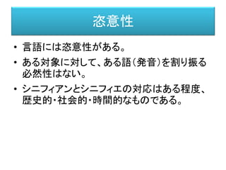 本日のコンテンツ
第零章 前置き（復習）
(1) エージェント・アーキテクチャ
(2) 意識モデル
第一章 構造主義
第二章 構造主義/ポスト構造主義と人工知能
第三章 意識と無意識と人工知能：
「声を発する、声を聴く」
第四章 言語と知能
付録 グループワーク課題集
 