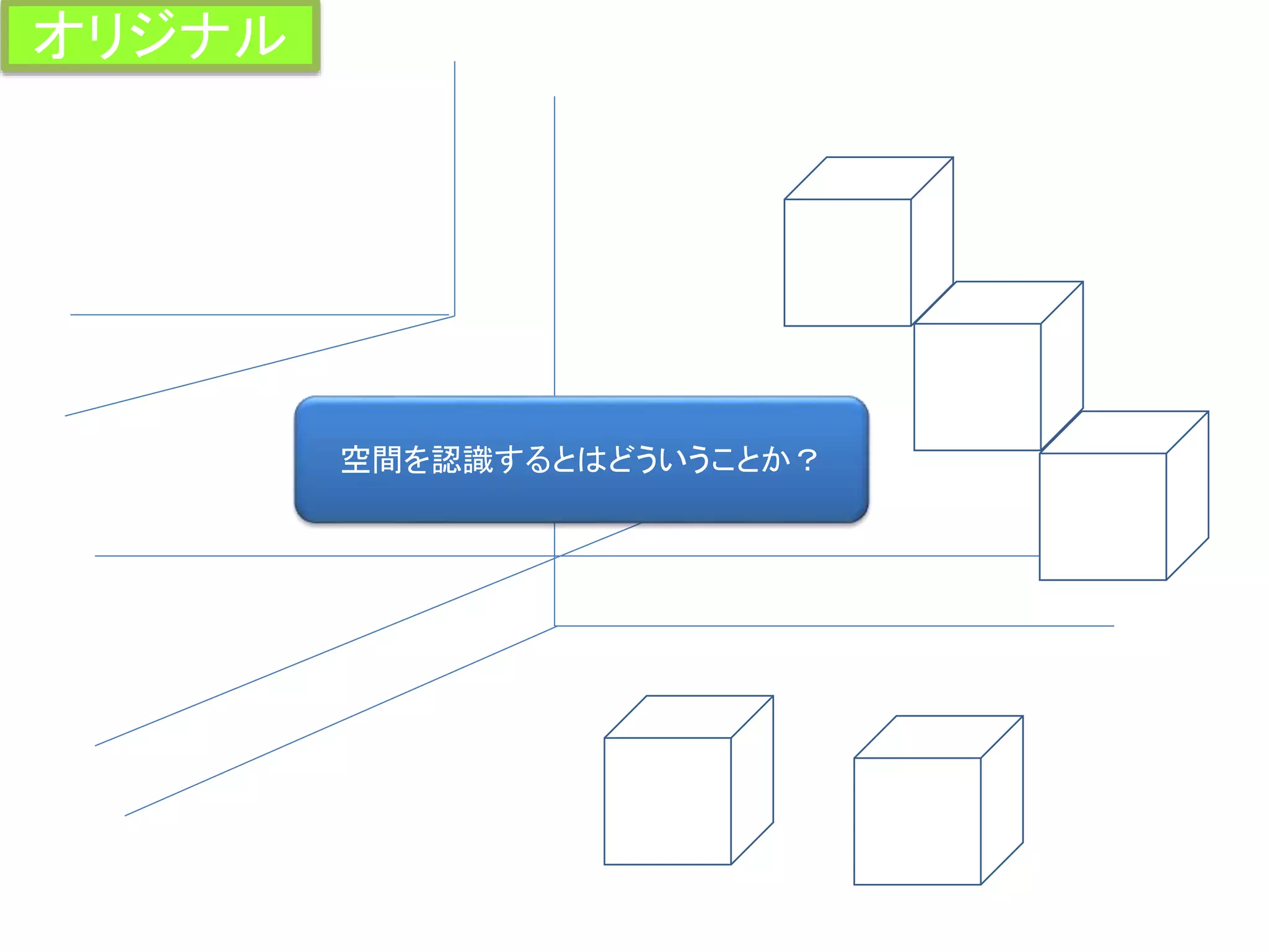 空間を認識するとはどういうことか？
オリジナル
 