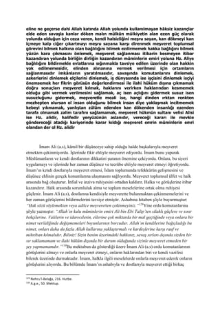 eline ne geçerse dahi Allah katında Allah yolunda kullanılmayan hâksiz kazançlar
elde eden savaşla kanlar döken malın mülkün mülkiyetin alan ezen güç olarak
yolunda olduğun için ceza veren, kendi halsizliğini meşru sayan, kan dökmeyi kan
içmeye kalp ciğer çıkartmayı meşru sayana karşı direnmek meşveret toplumsal
görevini bilmek halkına olan bağlılığını bilmek ezdirmemek hakka bağlığını bilmek
yüzün kara çıkmasını önlemek, meşveret sağlanması itibarin kesmeyen itibar
kazandıran yolunda birliğin dirliğin kazandıran müminlerin emiri yoluna Hz. Aliye
bağlılığını bildirmekle evlatlarına sığınmakla tavsiye edilen üzerinde olan hakkin
yok edilmemesidir, elinden alınanına vermek verilmesi için ortamların
sağlanmasıdır imkânların yaratılmasıdır, savaşında komutanlarını dinlemek,
askerlerini dinlemek elçilerini dinlemek, iş dünyasında ise işçisini dinlemek isçiyi
önemsemek her fikrin görüsün değerlendirmesi ile ilahi hüküm dışına çıkmamak
doğru sonuçları meşveret kılmak, haklarını verirken haklarından kesmemek
olduğu gibi vermek verilmesini sağlamak, aç isen açlığını gidermek susuz isen
susuzluğunu gidermek, meşveretle meali ise, hangi dinden ırktan renkten
mezhepten olursan ol insan olduğunu bilmek insan diye yaklaşmak incitmemek
kebeyi yıkmamak, yanlıştan zülüm edenden kan dökenden insanlığı ezenden
tarafa olmamak zalim tarafını sağlamamak, meşveret hükmün sultanı velisi Alisi
ise Hz. alidir, halifedir yeryüzünün aslanıdır, vereceği kararı ile mevkie
göndereceği atadığı kariyerinde karar kıldığı meşveret emrin müminlerin emri
olandan der ol Hz. alidir
İmam Ali (a.s), kâmil bir düşünceye sahip olduğu halde başkalarıyla meşveret
etmekten çekinmiyordu. İşlerinde fikir ehliyle meşveret ediyordu. İmam bunu yaparak
Müslümanların ve kendi dostlarının dikkatini şuranın önemine çekiyordu. Onlara, bu siyeri
uygulamayı ve işlerinde her zaman düşünce ve tecrübe ehliyle meşveret etmeyi öğretiyordu.
İmam’ın kendi dostlarıyla meşveret etmesi, İslam toplumunda tefekkürün gelişmesini ve
düşünce ehlinin gerçek konumlarına ulaşmasını sağlıyordu. Meşveret toplumsal ülfet ve halk
arasında bağ oluşturur. İnfial ve inziva ruhiyesini ortadan kaldırır. Halka ve görüşlerine itibar
kazandırır. Halk arasında sorumluluk alma ve toplum meselelerine ortak olma ruhiyesi
güçlenir. İmam Ali (a.s), dostlarına kendisiyle meşverette bulunmaktan çekinmemelerini ve
her zaman görüşlerini bildirmelerini tavsiye etmiştir. Ashabına hitaben şöyle buyurmuştur:
“Hak sözü söylemekten veya adilce meşveretten çekinmeyiniz.”129
Yine ordu komutanlarına
şöyle yazmıştır: “Allah’ın kulu müminlerin emiri Ali bin Ebi Talip’ten silahlı güçlere ve sınır
bekçilerine. Valilerin ve idarecilerin, ellerine çok miktarda bir mal geçtiğinde veya onlara bir
nimet verildiğinde değişmemeleri boyunlarının borcudur. Allah’ın kendilerine bağışladığı bu
nimet, onları daha da fazla Allah kullarına yaklaştırmalı ve kardeşlerine karşı rauf ve
mihriban kılmalıdır. Biliniz! Sizin benim üzerimdeki hakkınız, savaş sırları dışında sizden bir
sır saklamamam ve ilahi hüküm dışında bir durum olduğunda sizinle meşveret etmeden bir
şey yapmamamdır.”130
Bu mektubun da gösterdiği üzere İmam Ali (a.s) ordu komutanlarının
görüşlerini almayı ve onlarla meşveret etmeyi, onların haklarından biri ve kendi vazifesi
bilerek üzerinde durmaktadır. İmam, halkla ilgili meselelerde onlarla meşveret ederek onların
görüşlerini alıyordu. Bu bölümde İmam’ın ashabıyla ve dostlarıyla meşveret ettiği birkaç
129
Nehcu’l-Belağa, 216. Hutbe.
130
A.g.e., 50. Mektup.
 