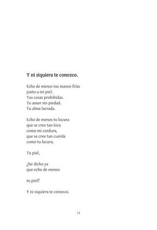 Y ni siquiera te conozco