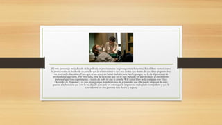 El otro personaje perjudicado de la película es precisamente su protagonista femenina. En el libro vemos como
la joven oculta un hecho de su pasado que la conmocionó y que nos indica que detrás de esa chica pizpireta hay
un trasfondo dramático. Creo que es un error no haber incluido este hecho porque no le da al personaje la
profundidad que tiene. Por otro lado, otra de las cosas que no se han incluido en la película es el crecimiento
personal que Lou experimenta a través de todo lo que le enseña Will (en el libro se la compara con Eliza
Doolittle, de Pigmalion) y es una pena porque la película nos da a entender que ella puede empezar de cero
gracias a la herencia que este le ha dejado y no por los retos que le impuso su malogrado compañero y que la
convirtieron en una persona más fuerte y segura.
 