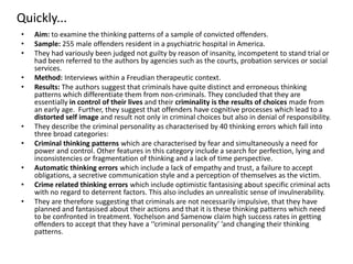 Continually set themselves apart from others