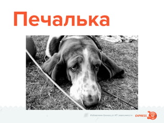 Избавляем бизнес от ИТ зависимости
Печалька
 