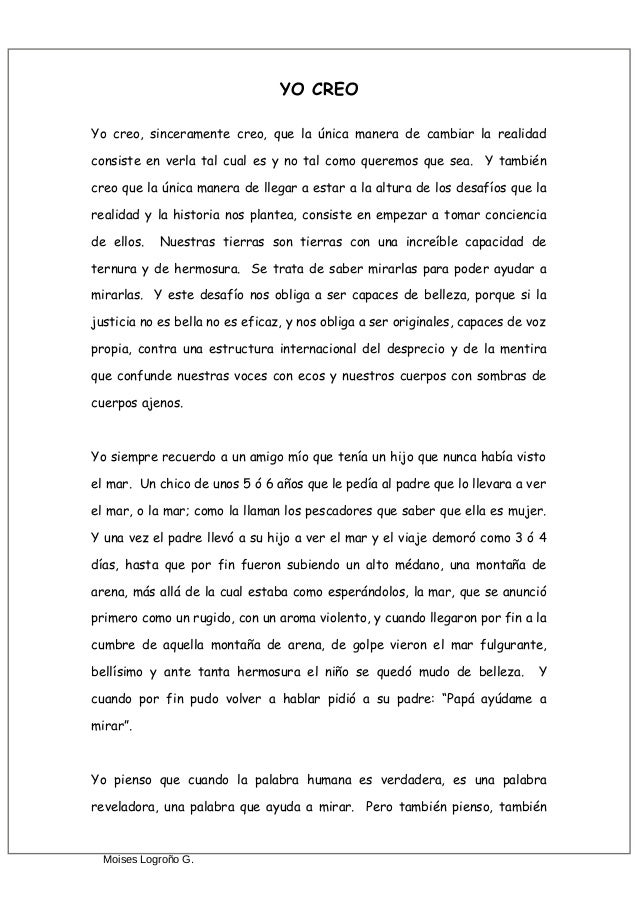 Yo creo