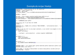 Exemplode recipe: Nodejs
 