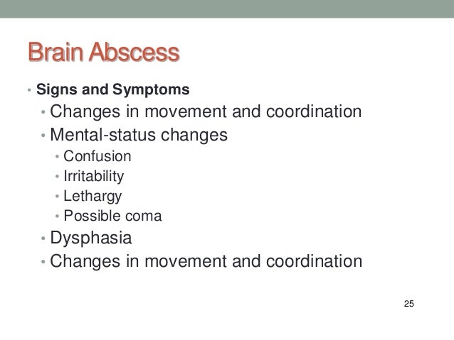 what are symptoms of a brain infection what are symptoms of a brain infection