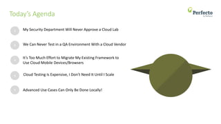 Yoda debunks the top 5 challenges of continuous testing in the cloud | PPT