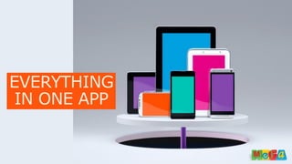 EVERYTHING
IN ONE APP
 