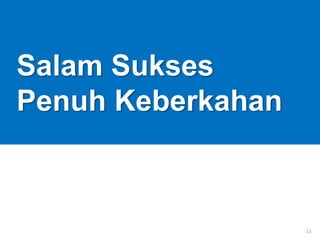 Salam Sukses
Penuh Keberkahan
11
 