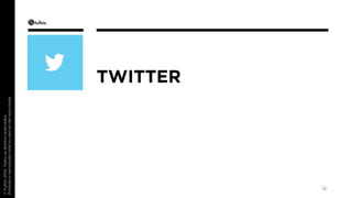 TWITTER 
12 
 