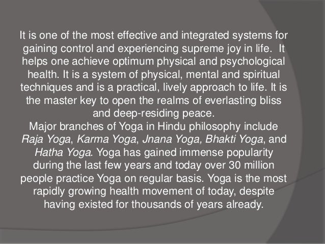 jnana yoga essay Yoga essay yoga: you still share your dedication for people who needs you jnana yoga think knowledge has lower and higher level. jnana yoga essay Yoga essay yoga: you still share your dedication for people who needs you jnana yoga think knowledge has lower and higher level.