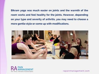 Rheumatoid arthritis: Yoga may improve symptom severity