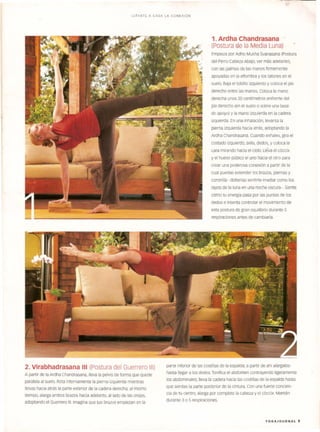 Aprende cómo se hace la postura de yoga la media rueda y hazla en casa