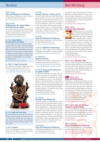 Yoga Vidya Katalog 2012