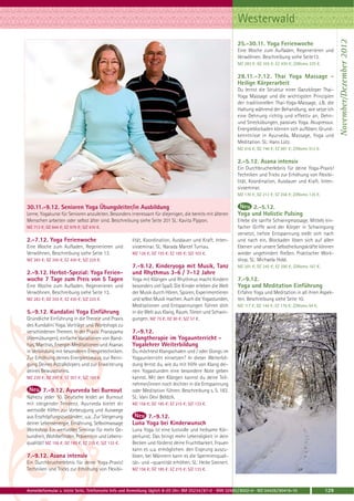 Yoga Vidya Katalog 2012