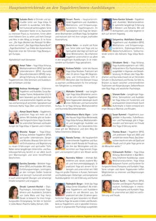 Yoga Vidya Katalog 2012