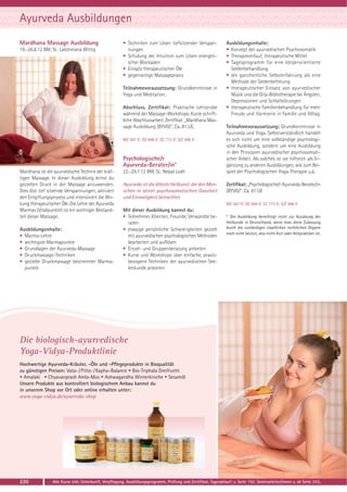 Yoga Vidya Katalog 2012