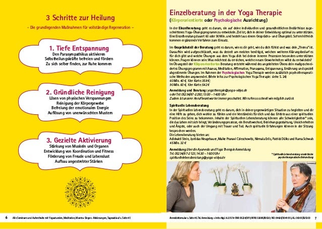 Yoga Vidya Therapie 2019