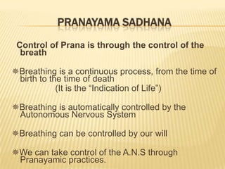 Then all the lobes will function and Carbon-dioxide is thrown out