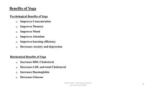 Yoga and Health Benefits | PDF