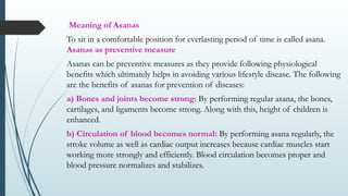 Normal Asana Comprehensive Guide to Yoga Asanas for Preventing Lifestyle Diseases | PPTX