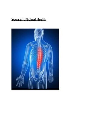 Yoga and Spinal Health
 