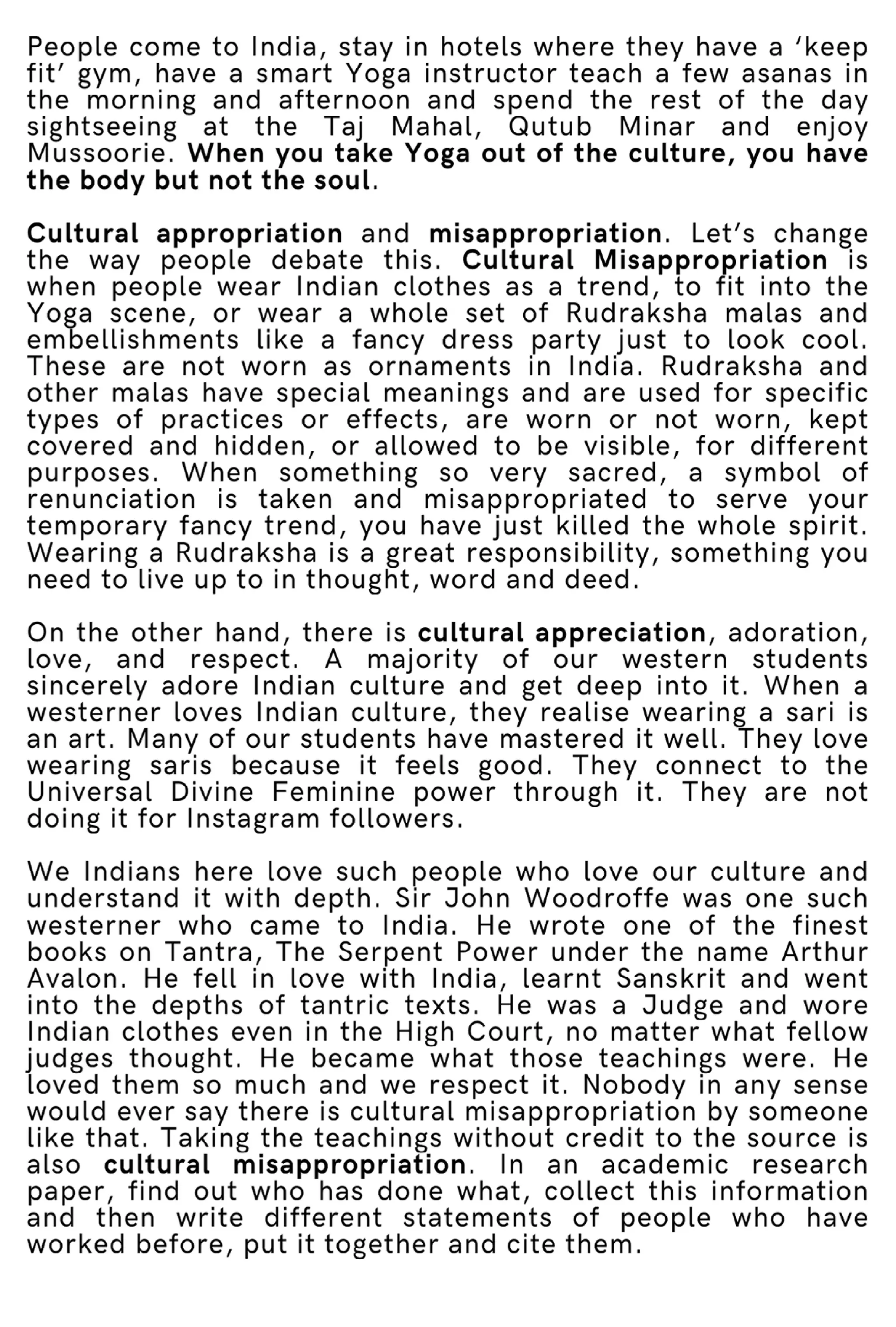 Yoga and Cultural Misappropriation: An e-book by Dr Ananda, Malini and Padma