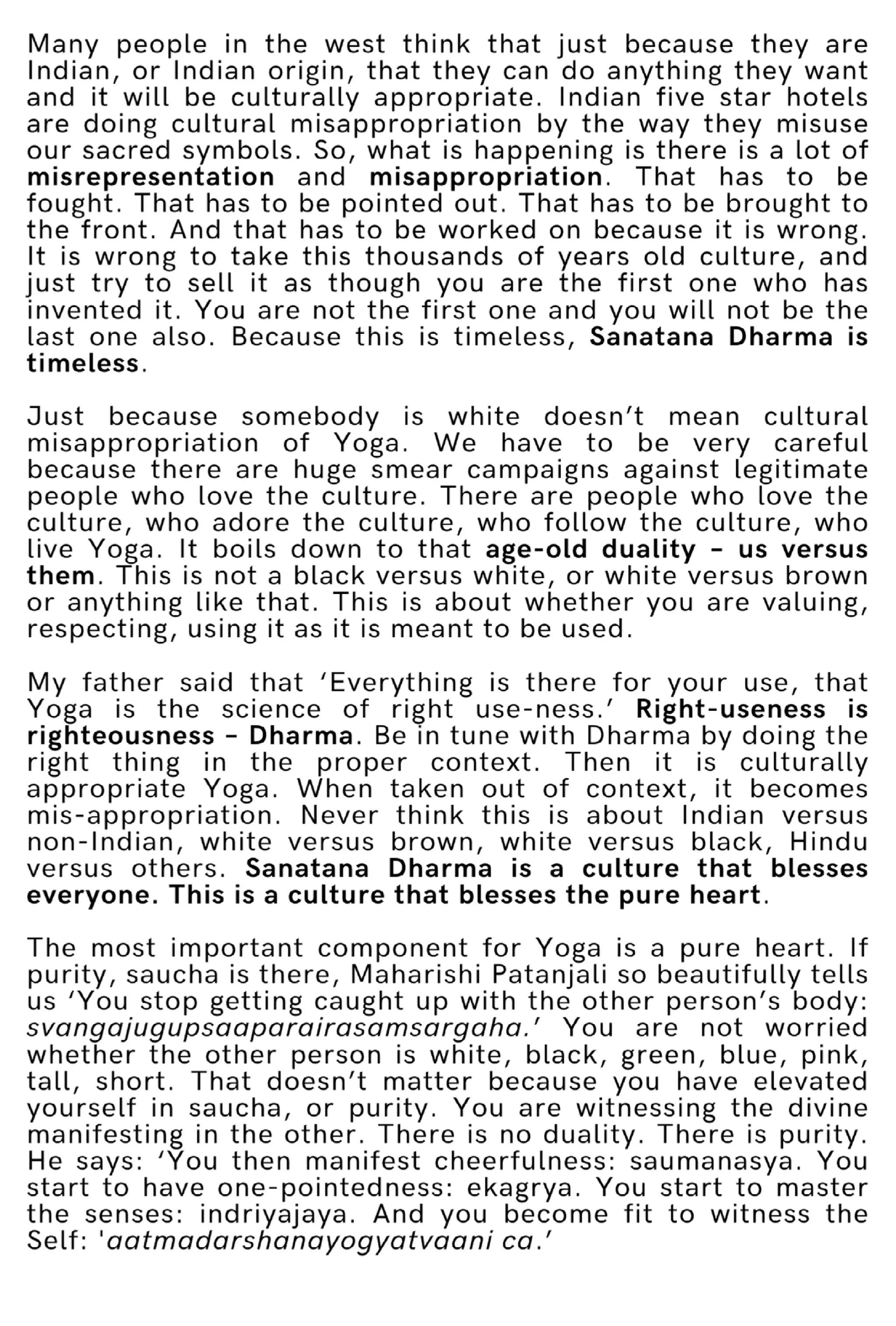 Yoga and Cultural Misappropriation: An e-book by Dr Ananda, Malini and Padma