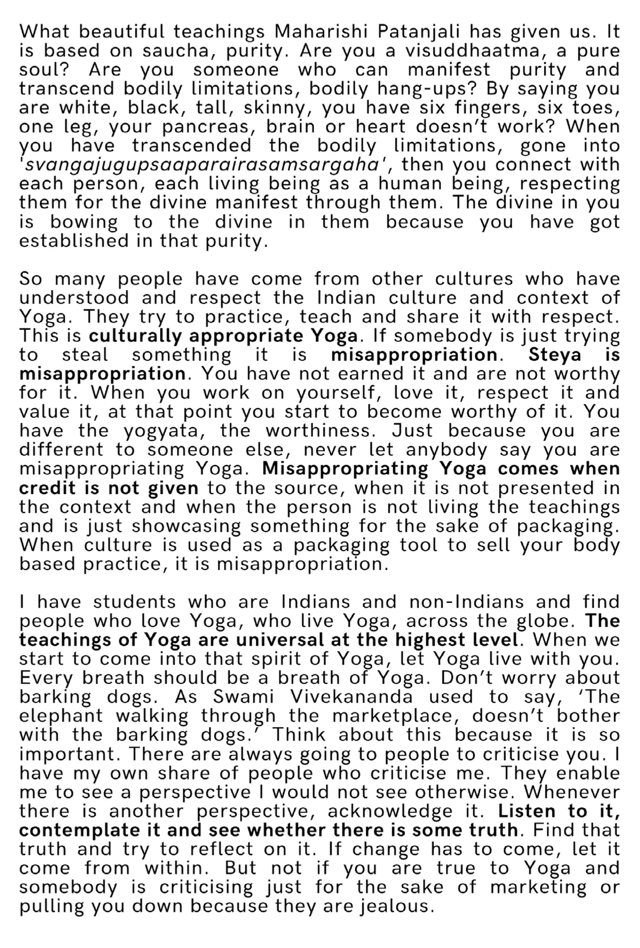 Yoga and Cultural Misappropriation: An e-book by Dr Ananda, Malini and Padma