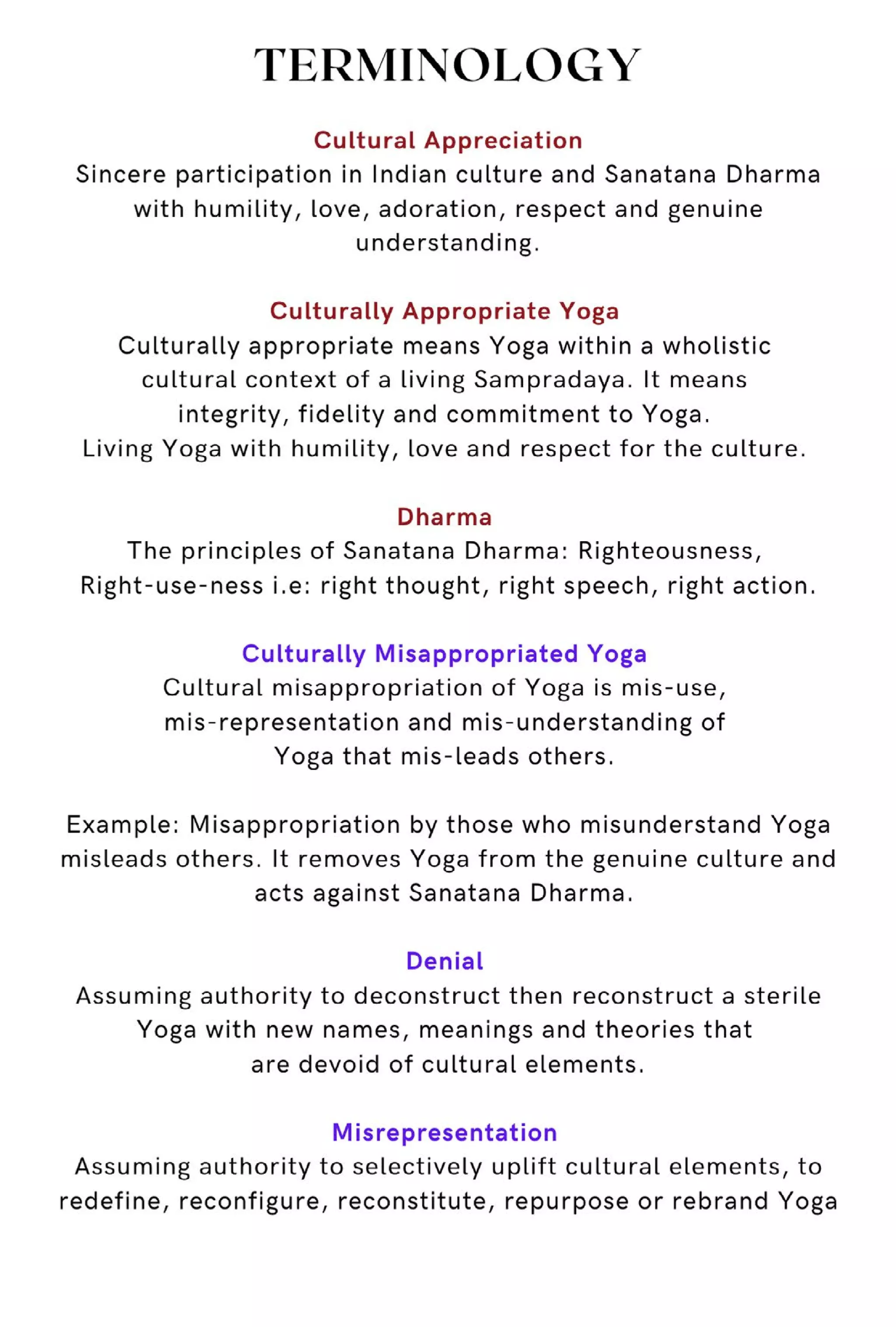 Yoga and Cultural Misappropriation: An e-book by Dr Ananda, Malini and Padma