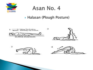 Halasan (Plough Posture)
 