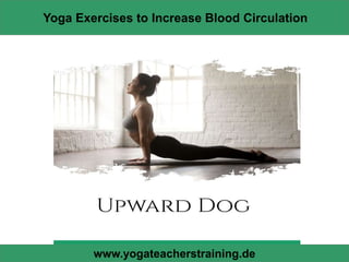 www.yogateacherstraining.de
Yoga Exercises to Increase Blood Circulation
 