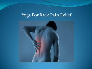 Yoga For Back Pain Relief

 