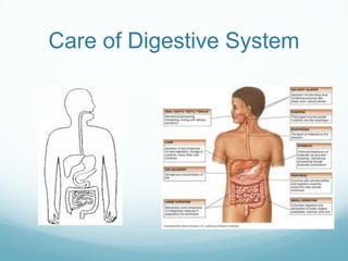 Care of Digestive System
 