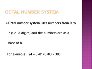 Eight Number System Number System | PPTX
