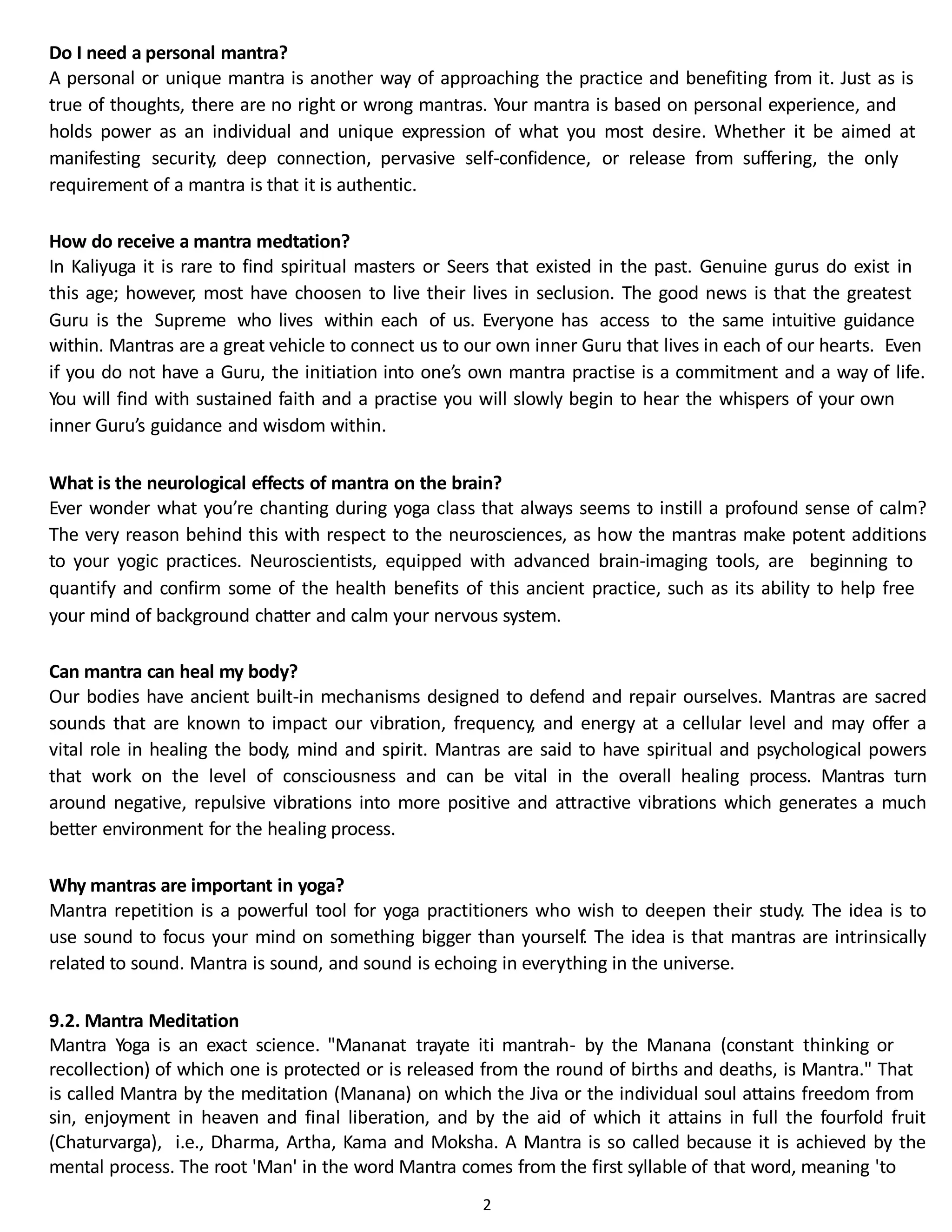 Neuro-Mantra: The 2026 Neuroscience of 