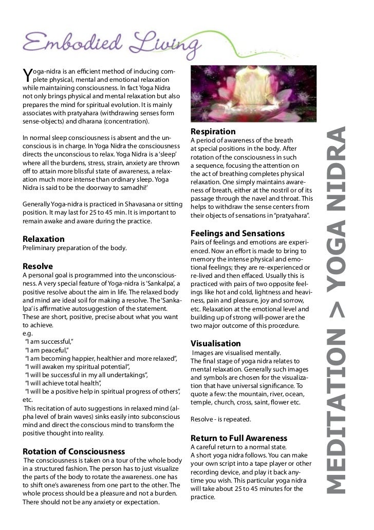 Yoga nidra