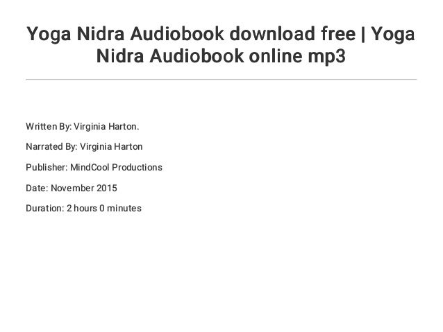 yoga nidra audio free download yoga nidra audio free download