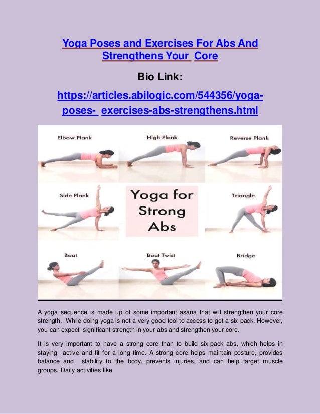 Explain Yoga Poses For Abs And Strengthens Your Core